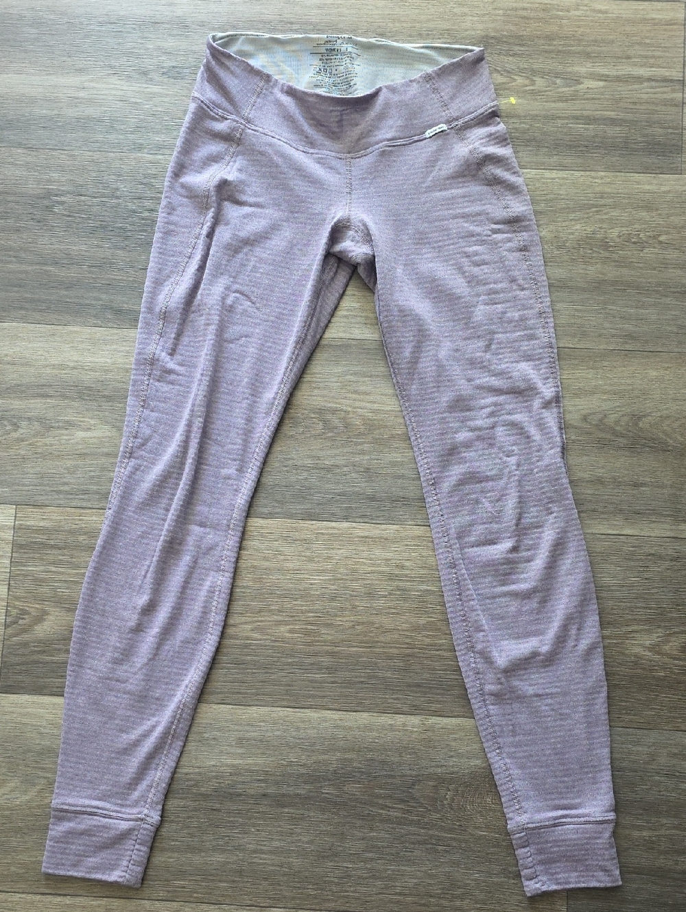 Patagonia Striped Purple and White Women's Leggings